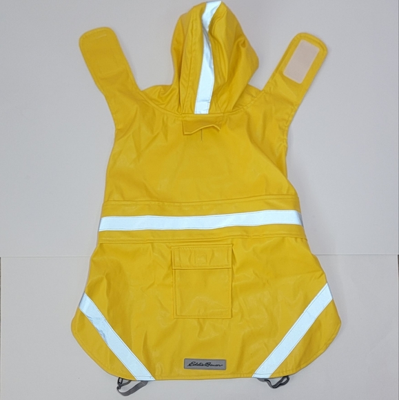 Eddie Bauer Pet Rain Coat Fully Lined with Jersey Durable Waterproof/ M. - Picture 3 of 12